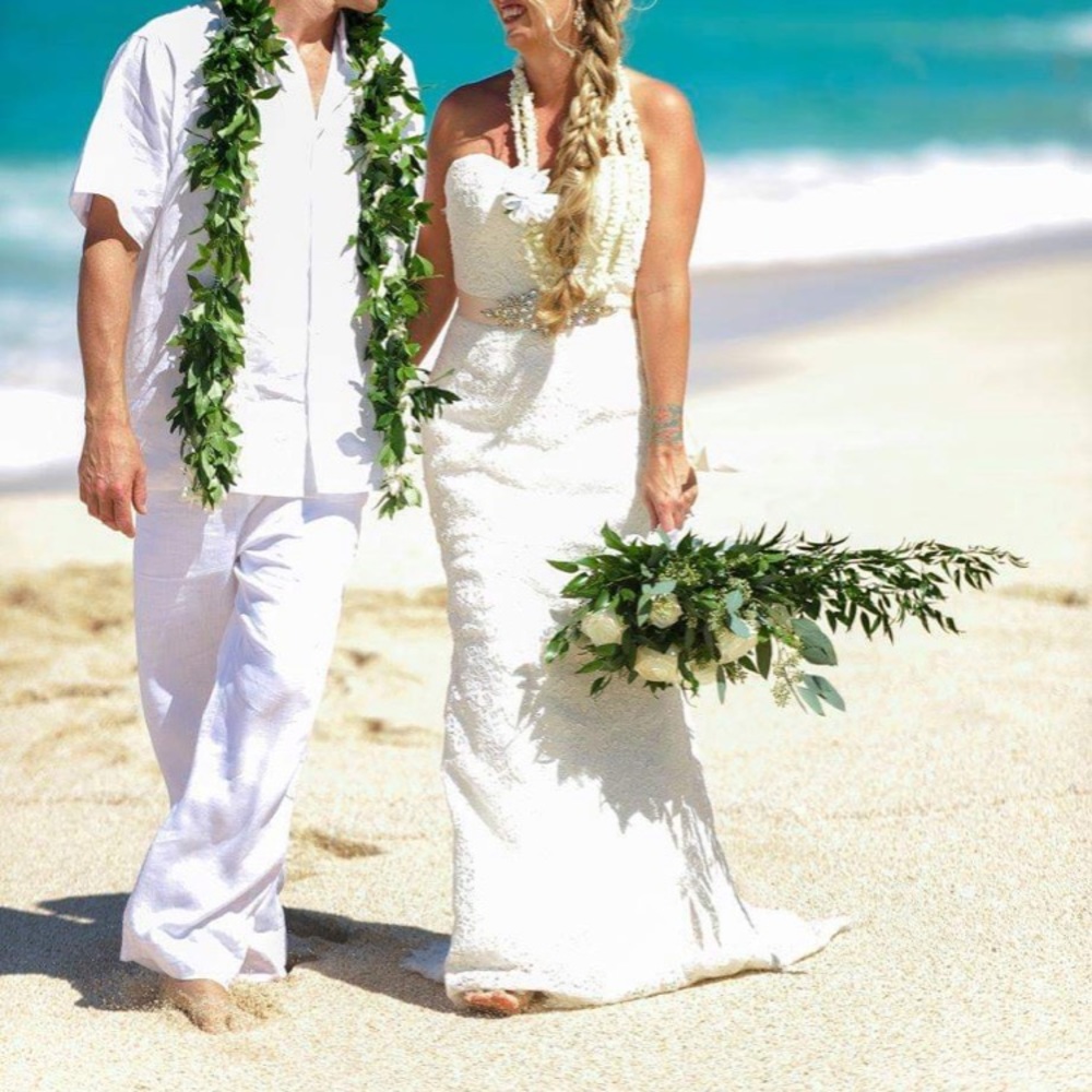 Boho Lace Wedding Dress